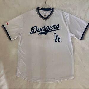Los Angeles Dodgers White Blue Grey Baseball Jersey Sz XL Stitches